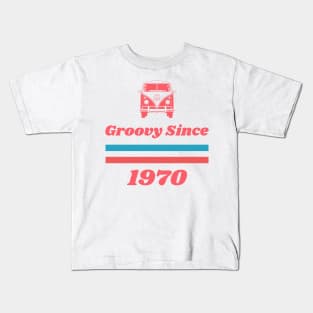 Groovy Since 1970 Kids T-Shirt